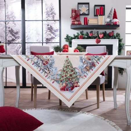 Χριστουγεννιάτικη Τραπεζομάντηλο Teoran Ennsdorf 140x180