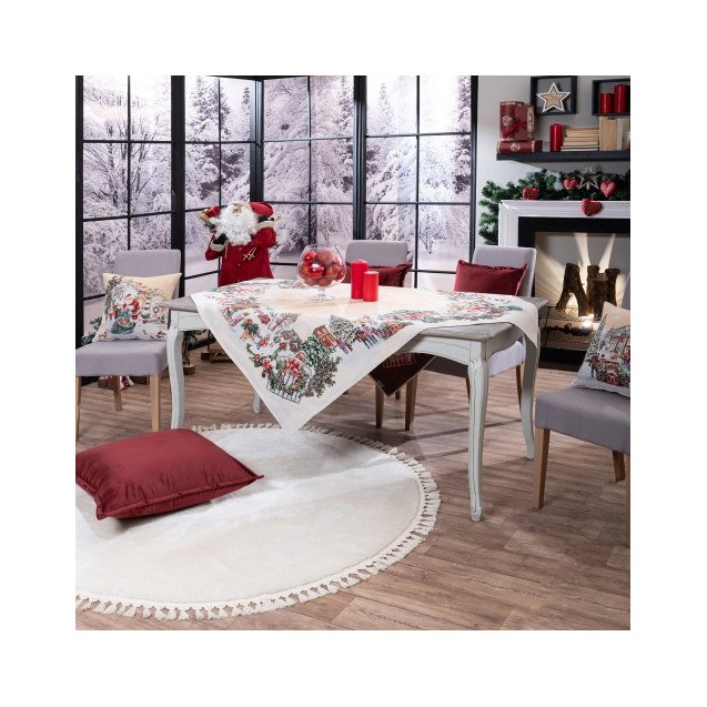 Χριστουγεννιάτικη Τραπεζομάντηλο Teoran...