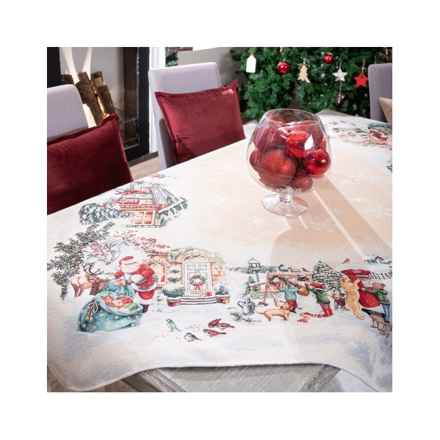 Χριστουγεννιάτικη Τραπεζομάντηλο Teoran...