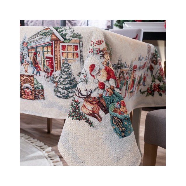 Χριστουγεννιάτικη Τραπεζομάντηλο Teoran...