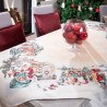 Χριστουγεννιάτικη Τραπεζομάντηλο Teoran Strassen 140x180