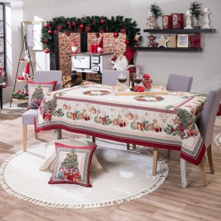 Χριστουγεννιάτικη Τραπεζομάντηλο Teoran Mondsee 140x180