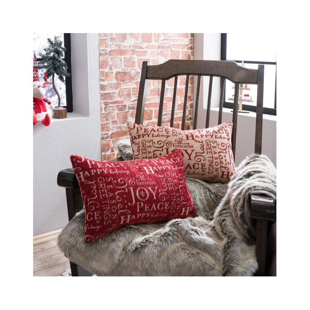 Χριστουγεννιάτικο Μαξιλάρι Διακόσμησης Teoran...