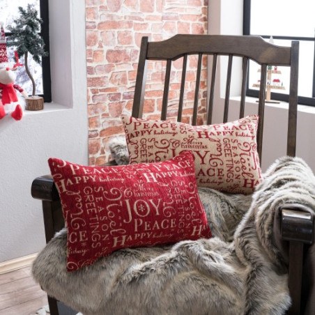 Χριστουγεννιάτικη Μαξιλαροθήκη Διακόσμησης Δαπέδου Teoran Steinhaus 01 65x65