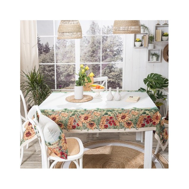 Τραπεζομάντηλο Teoran Sunflower - 140x220cm