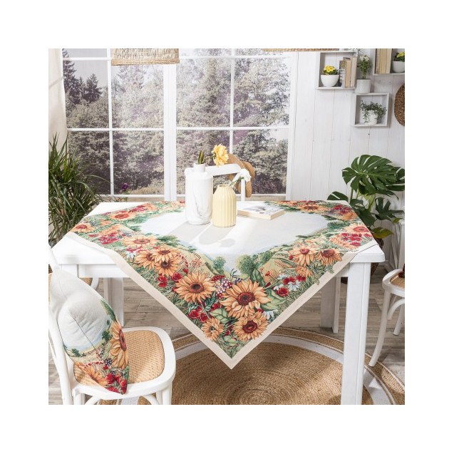 Τραπεζομάντηλο Teoran Sunflower - 140x220cm