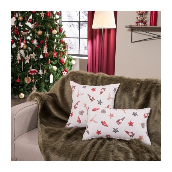 Χριστουγεννιάτικο Μαξιλάρι Διακόσμησης Δαπέδου Teoran...