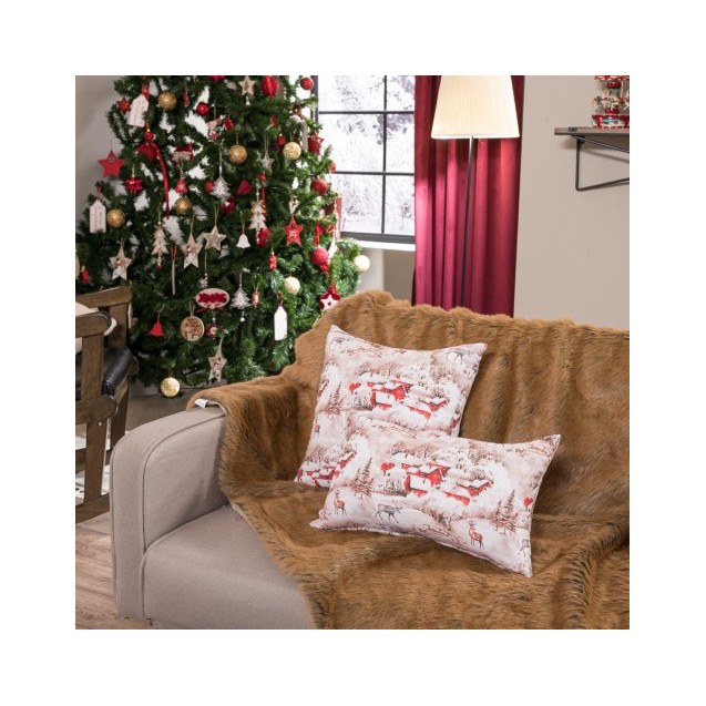 Χριστουγεννιάτικο Μαξιλάρι Διακόσμησης Teoran...