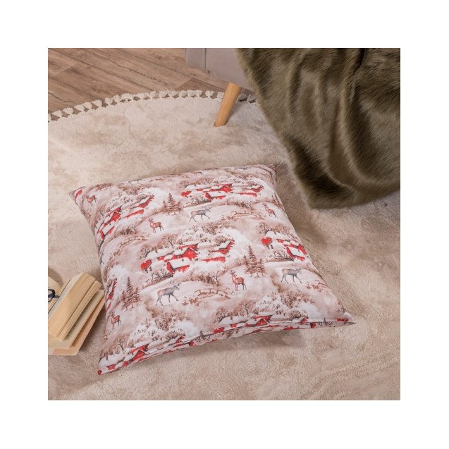 Χριστουγεννιάτικο Μαξιλάρι Διακόσμησης Teoran...