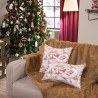 Χριστουγεννιάτικη Μαξιλαροθήκη Διακόσμησης Δαπέδου Teoran Bremen 65x65