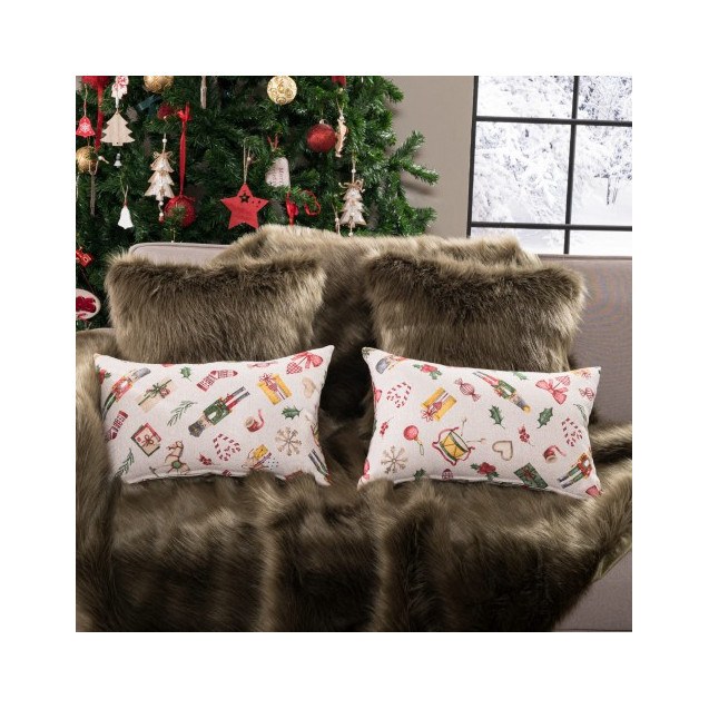 Χριστουγεννιάτικο Μαξιλάρι Διακόσμησης Teoran...