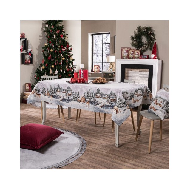 Χριστουγεννιάτικη Τραπεζομάντηλο Teoran Baden...