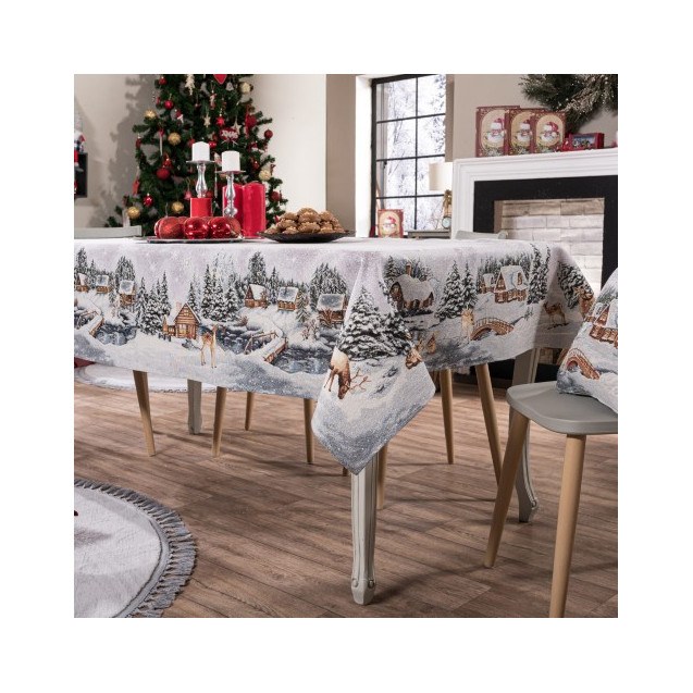 Χριστουγεννιάτικη Τραπεζομάντηλο Teoran Baden...