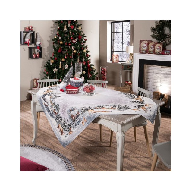 Χριστουγεννιάτικη Τραπεζομάντηλο Teoran Baden...