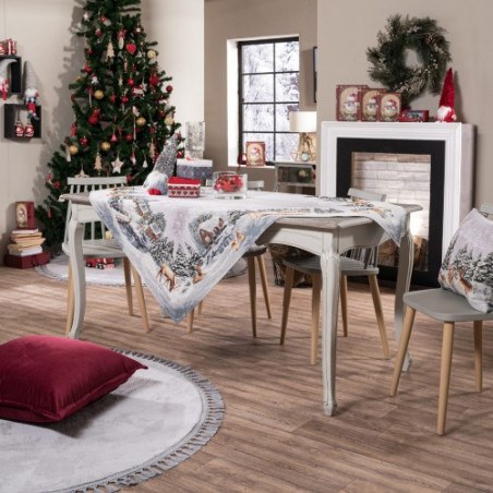 Χριστουγεννιάτικη Τραπεζομάντηλο Teoran Baden 140x220