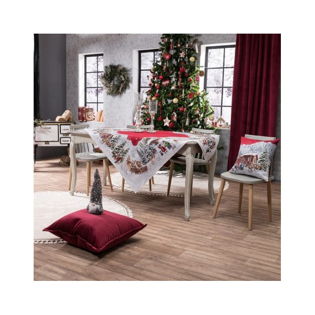 Χριστουγεννιάτικη Τραπεζομάντηλο Teoran Kloten...