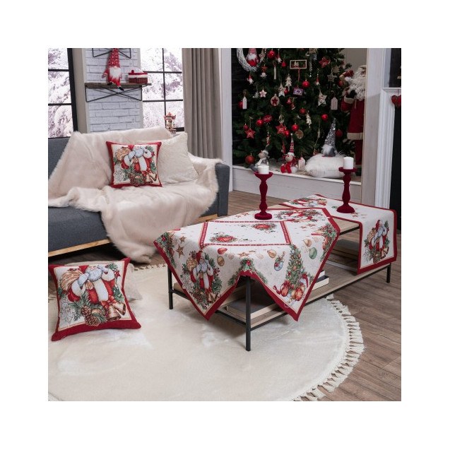 Σετ Χριστουγεννιάτικο Καρέ & Runner Teoran...