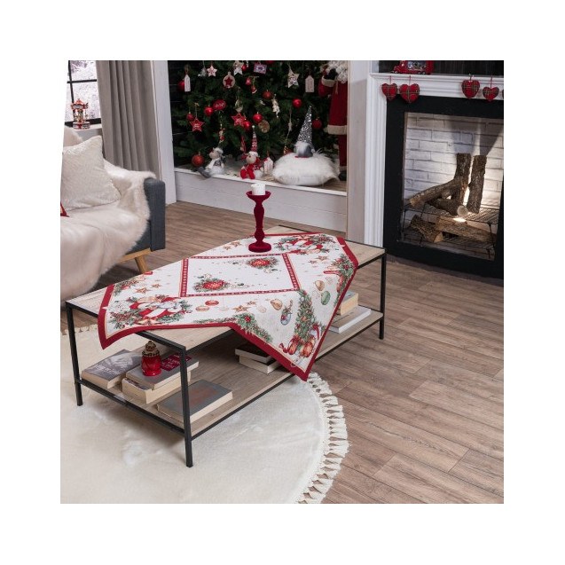 Σετ Χριστουγεννιάτικο Καρέ & Runner Teoran...