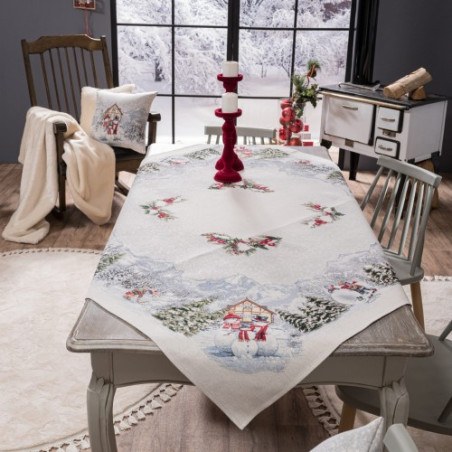 Χριστουγεννιάτικη Τραπεζομάντηλο Teoran Salzburg 140x140