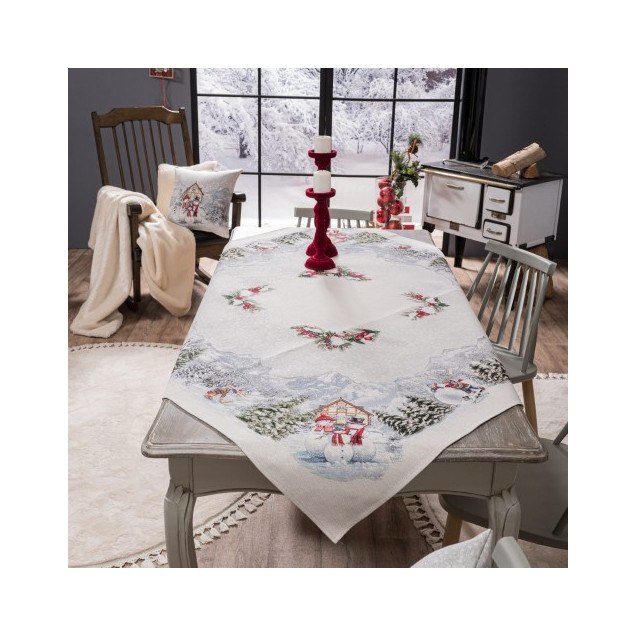 Χριστουγεννιάτικη Τραπεζομάντηλο Teoran...