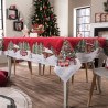 Χριστουγεννιάτικη Τραπεζομάντηλο Teoran Rudolph 140x220