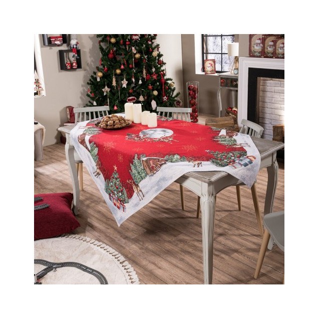 Χριστουγεννιάτικη Τραπεζομάντηλο Teoran Rudolph...