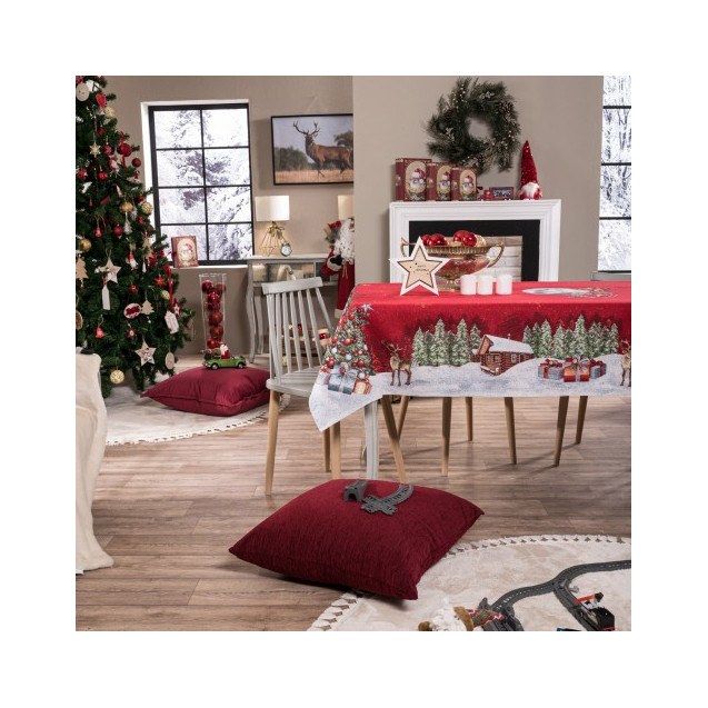 Χριστουγεννιάτικη Τραπεζομάντηλο Teoran Rudolph...