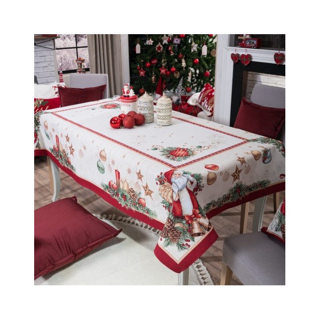 Χριστουγεννιάτικη Τραπεζομάντηλο Teoran Rhoden...
