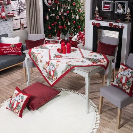 Χριστουγεννιάτικη Τραπεζομάντηλο Teoran Rhoden 140x180
