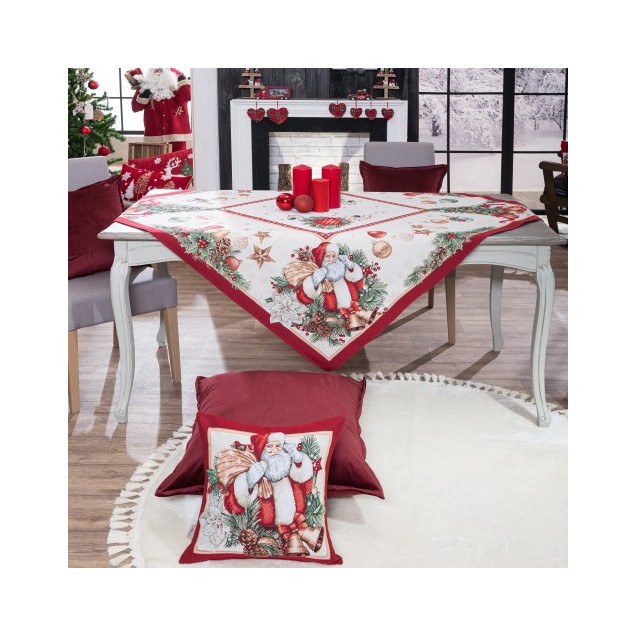 Χριστουγεννιάτικη Τραπεζομάντηλο Teoran Rhoden...