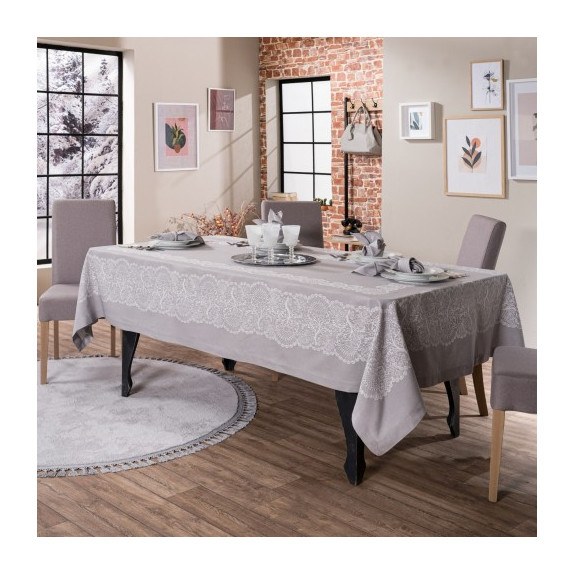 Τραπεζομάντηλο Teoran Clermont 05 - 155 x 155 cm