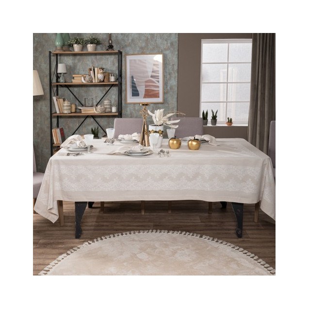 Τραπεζομάντηλο Teoran Rochelle 01 - 155 x 320 cm