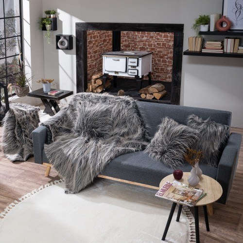 Teoran Γούνινο Ριχτάρι Πολυθρόνας Teoran Pelt 25 130x160