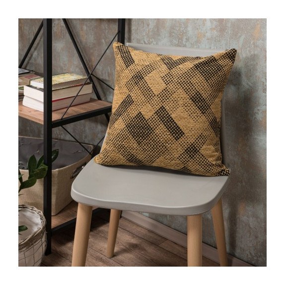 Μαξιλαροθήκη Διακόσμησης Δαπέδου Teoran Bronx 08 65x65