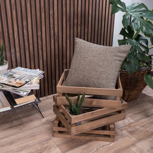 Μαξιλαροθήκη Διακόσμησης Teoran Utah 03 - 65x65cm δαπέδου