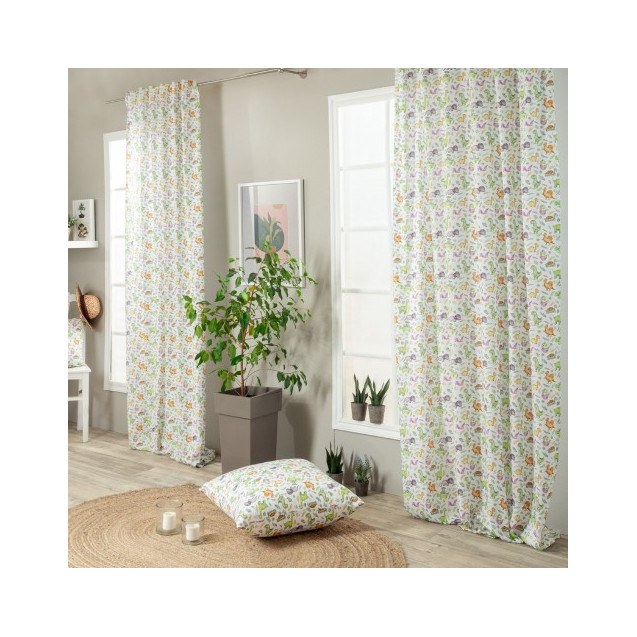 Κουρτίνα Teoran (Έτοιμη Ραμμένη) Dino - 140x260cm