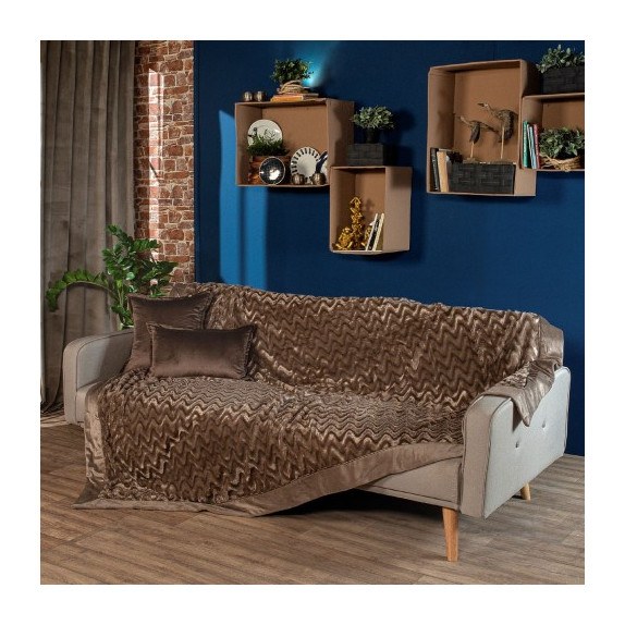 Ριχτάρι - Κουβέρτα Teoran Stripe 03 220x240