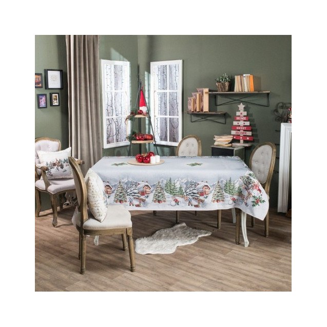 Χριστουγεννιάτικη Τραπεζομάντηλο Teoran Claus -...