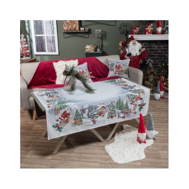 Χριστουγεννιάτικη Τραπεζομάντηλο Teoran Claus -...