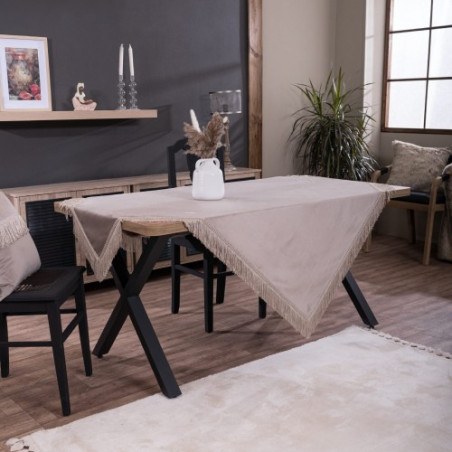 Τραπεζομάντηλο Teoran Velvet 07 - 140x140cm