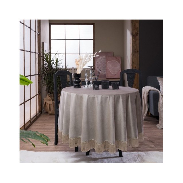 Ροτόντα Teoran Velvet 07 - Φ180cm με κρόσι