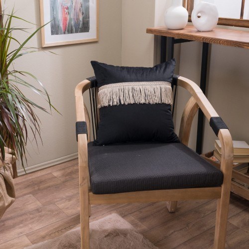 Μαξιλάρι Διακόσμησης Teoran Velvet 06 Με Κρόσι - 30x50c