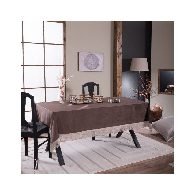 Τραπεζομάντηλο Teoran Velvet 03 - 140x140cm