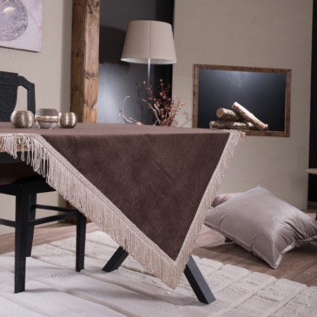 Τραπεζομάντηλο Teoran Velvet 03 - 140x140cm