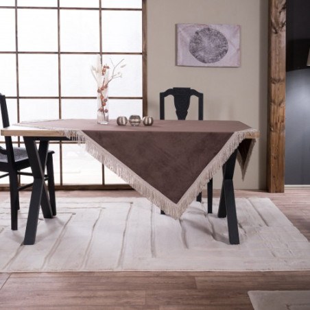 Τραπεζομάντηλο Teoran Velvet 03 - 140x140cm