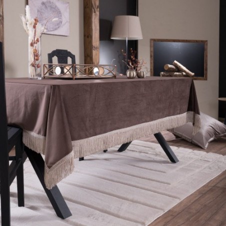 Τραπεζομάντηλο Teoran Velvet 03 - 140x180cm