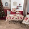 Χριστουγεννιάτικη Τραπεζομάντηλο Teoran Star 140x220