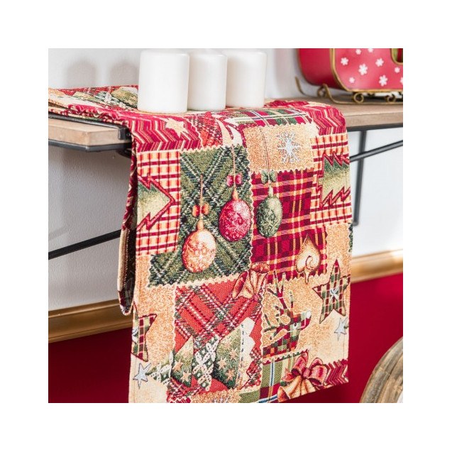 Χριστουγεννιάτικη Τραβέρσα Teoran Tinsel -...