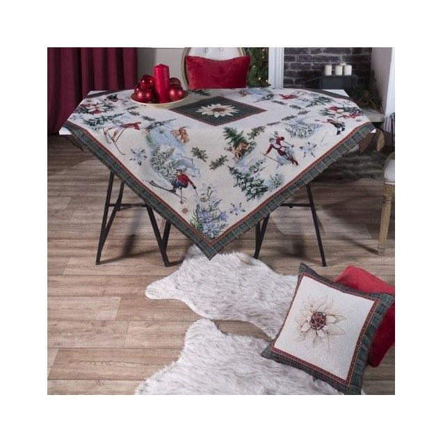 Χριστουγεννιάτικη Τραπεζομάντηλο Teoran Alps -...