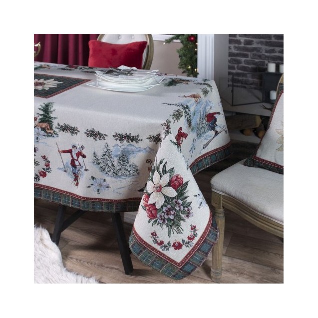 Χριστουγεννιάτικη Τραπεζομάντηλο Teoran Alps -...
